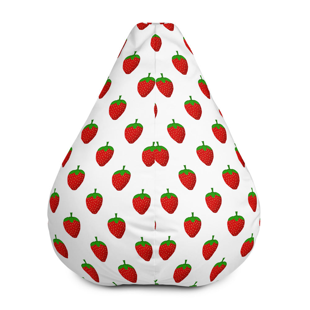 Strawberry Party - Inspired By Harry Styles - Sustainably Made Bean Bag Chair Cover