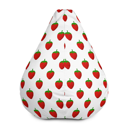 Strawberry Party - Inspired By Harry Styles - Sustainably Made Bean Bag Chair Cover