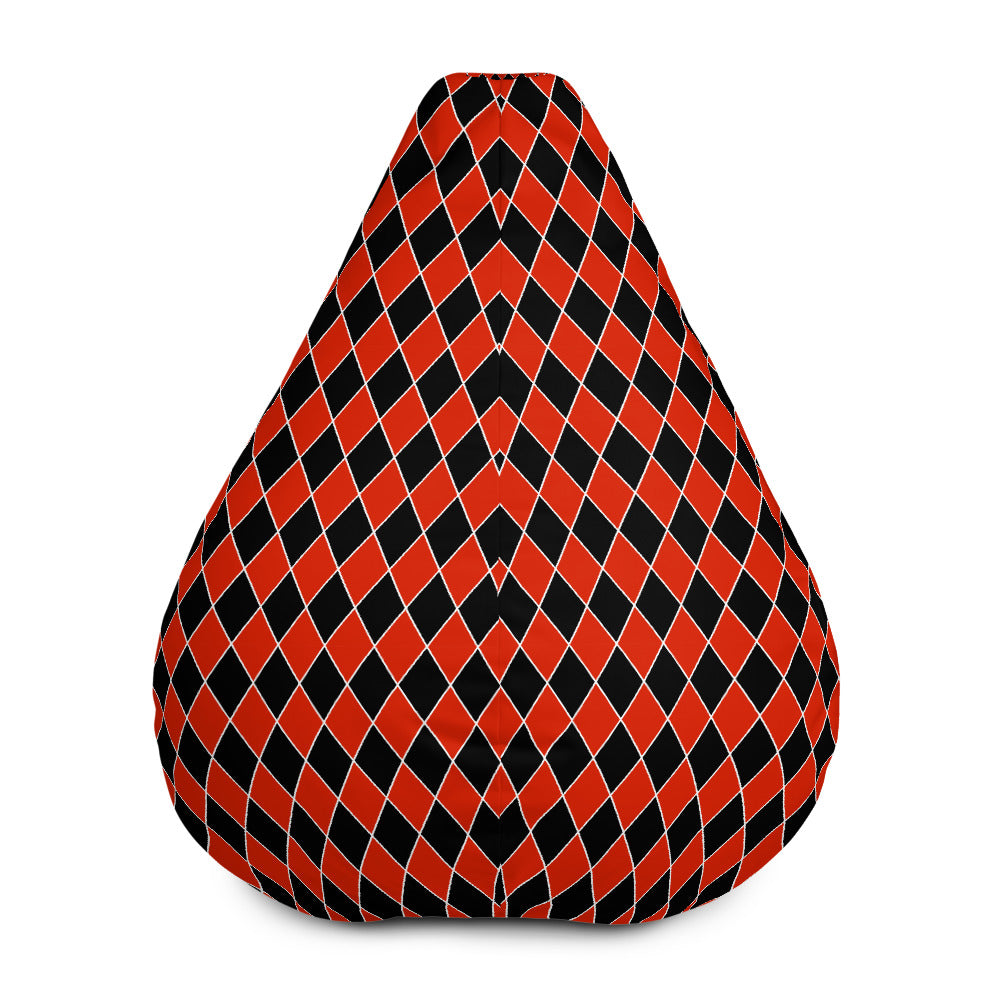 Red Diamond - Inspired By Harry Styles - Sustainably Made Hoodie Bean Bag Chair Cover