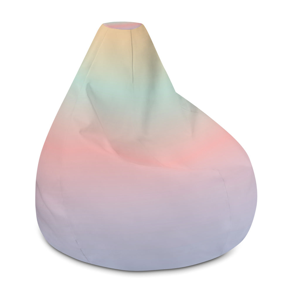 Pastel rainbow - Sustainably Made Bean Bag Chair Cover