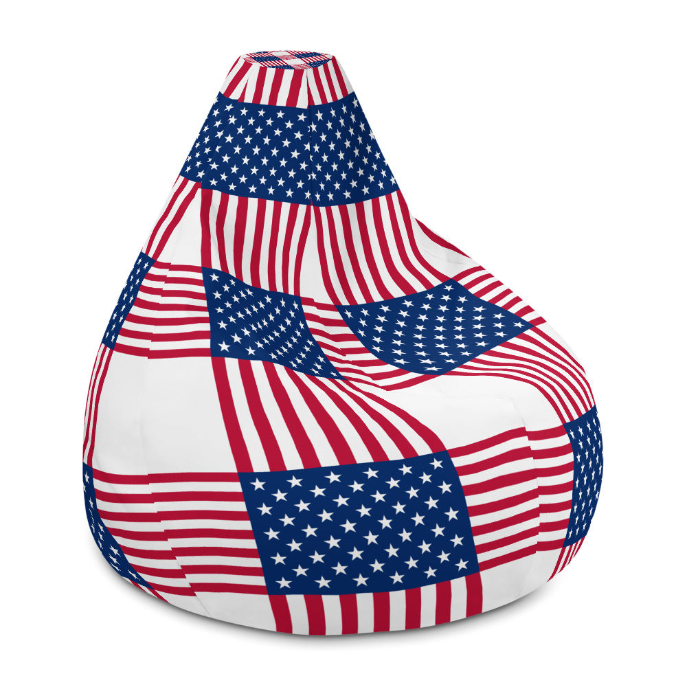 USA Pattern - Sustainably Made Bean Bag Chair Cover