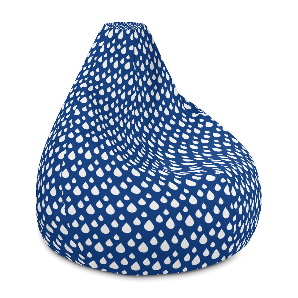 Rain Drops - Sustainably Made Bean Bag Chair Cover