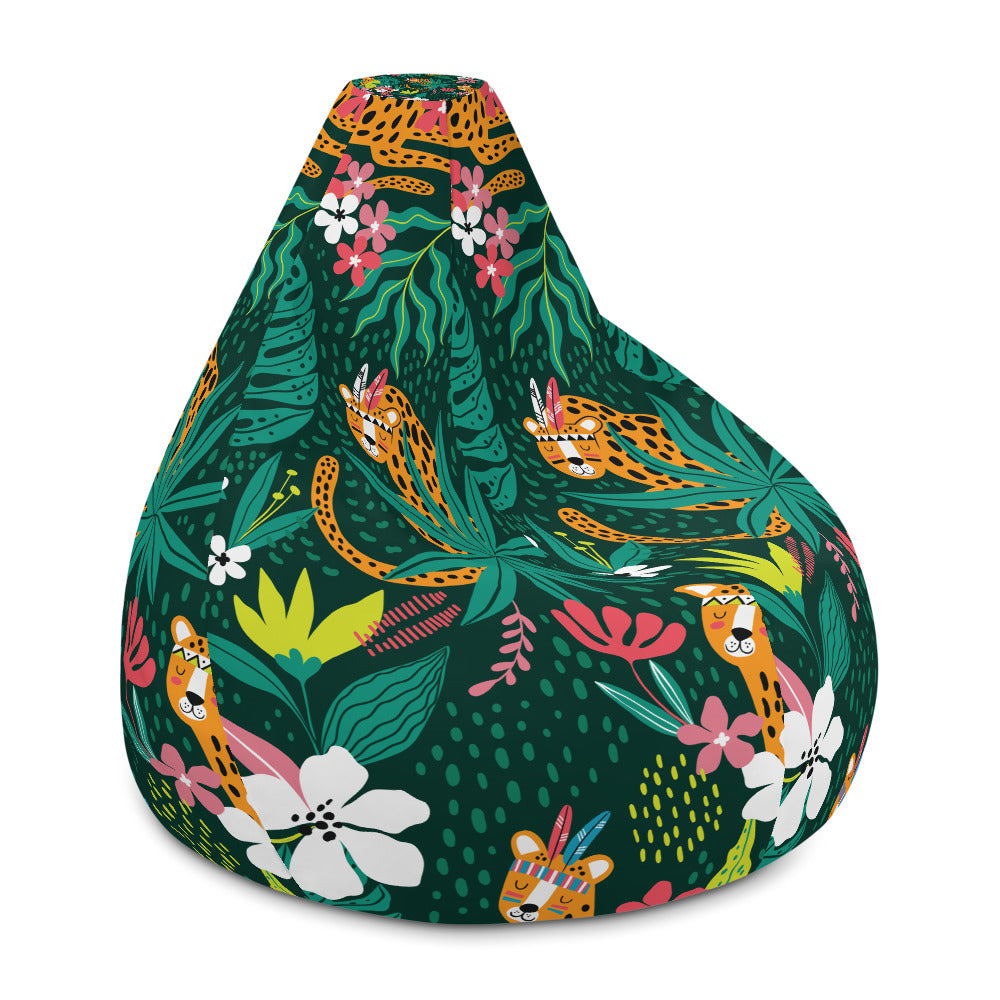 Jungle Party - Sustainably Made Bean Bag Chair Cover