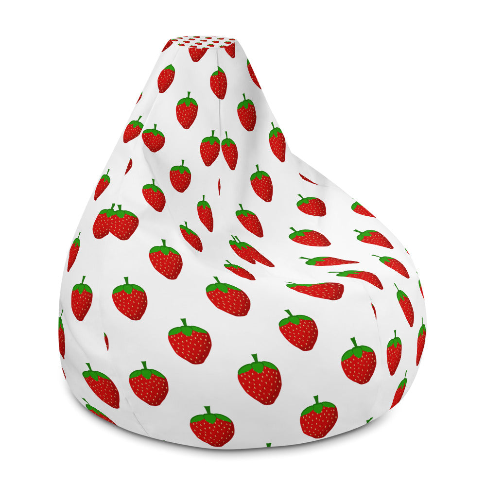 Strawberry Party - Inspired By Harry Styles - Sustainably Made Bean Bag Chair Cover
