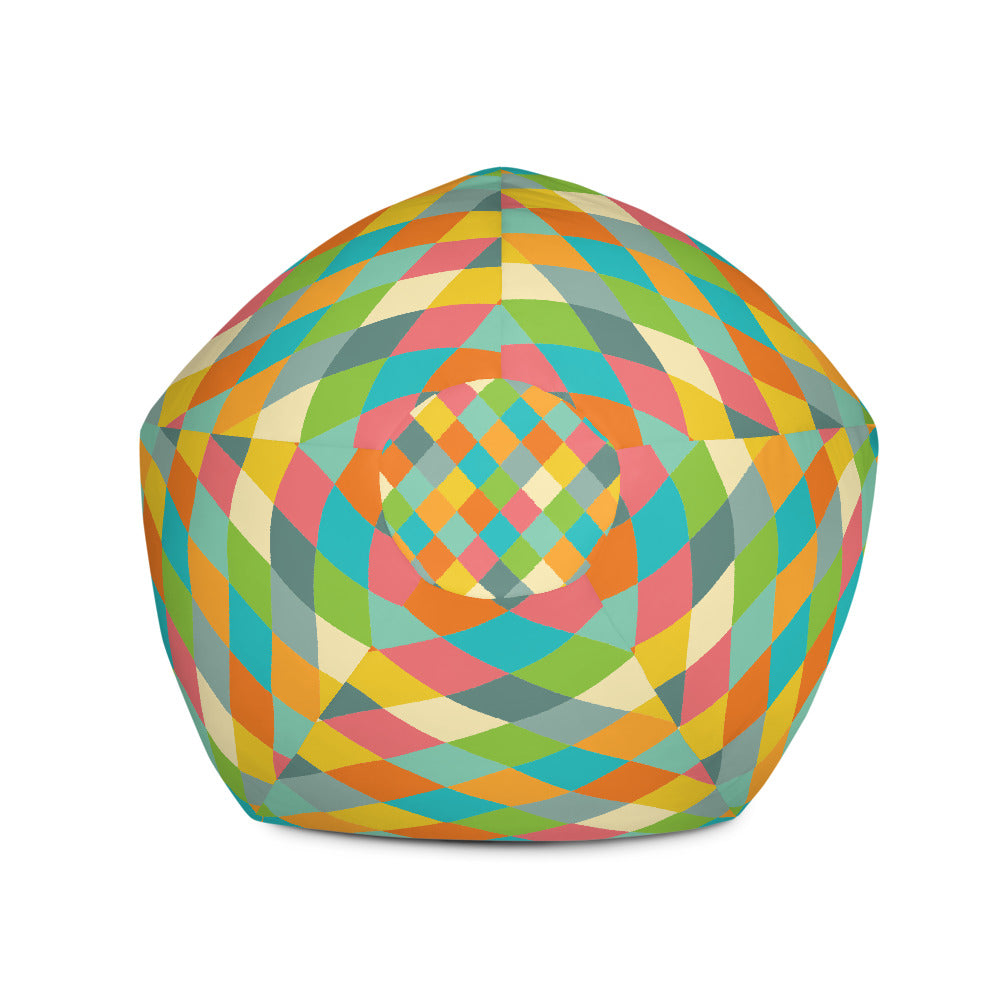Vintage Diamond - Sustainably Made Bean Bag Chair Cover