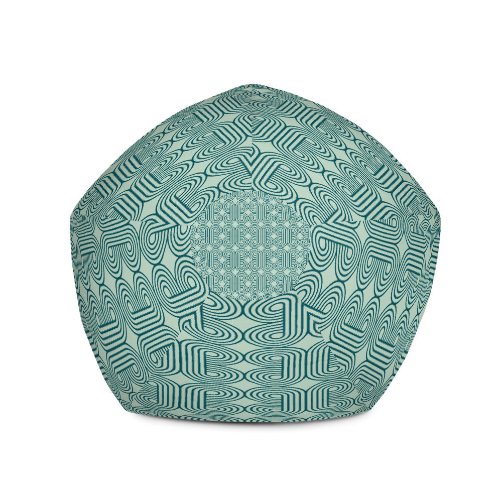 Retro Lines - Sustainably Made Bean Bag Chair Cover