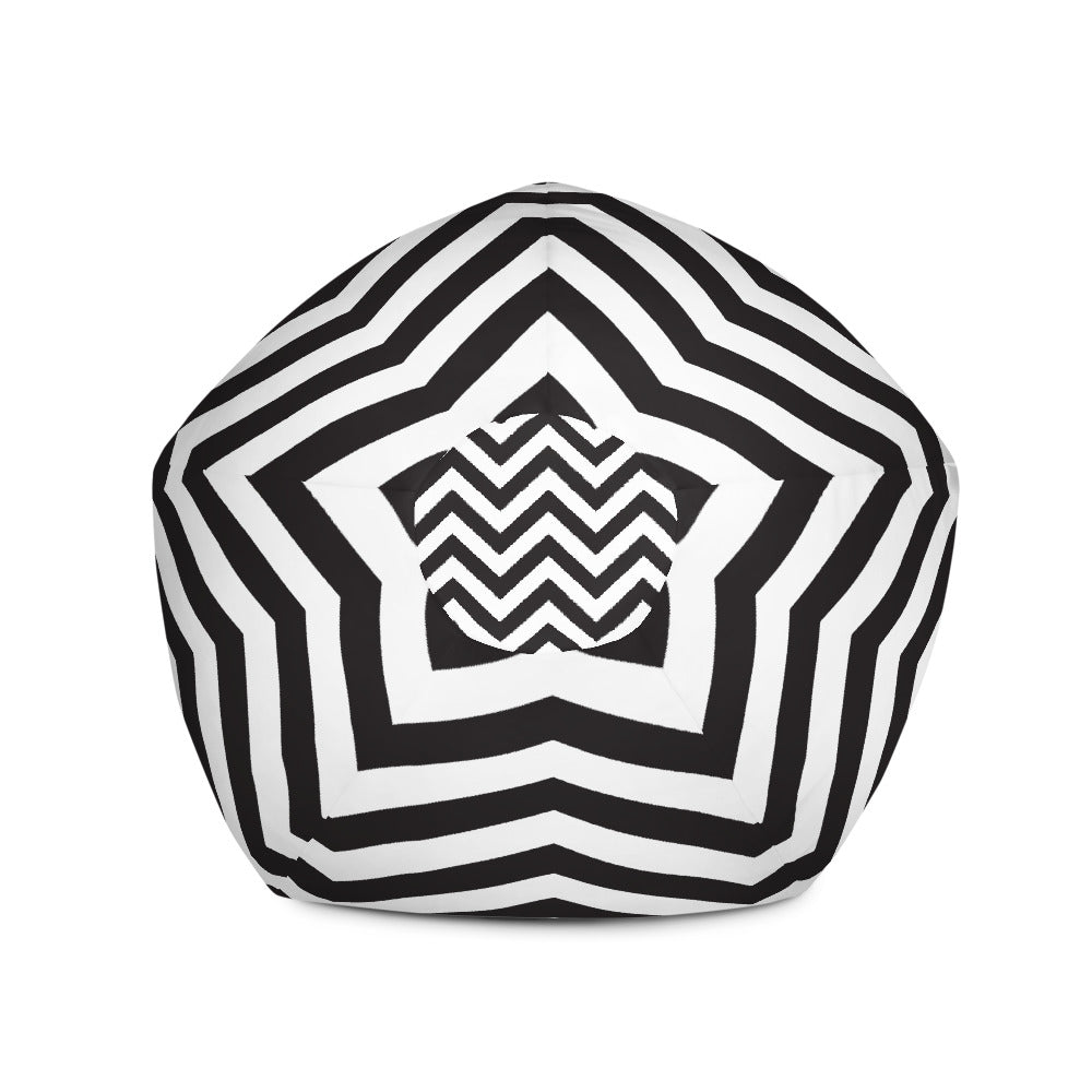 Zig Zag - Sustainably Made Bean Bag Chair Cover