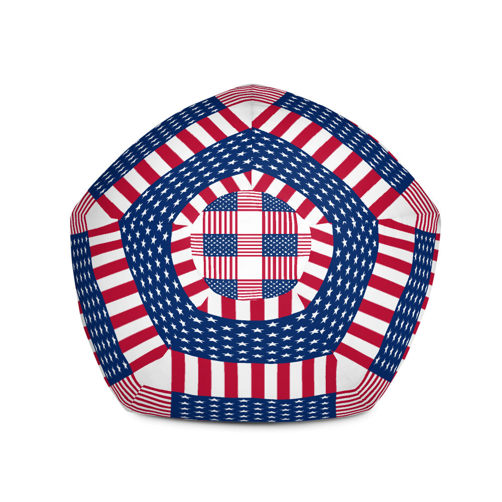 USA Pattern - Sustainably Made Bean Bag Chair Cover