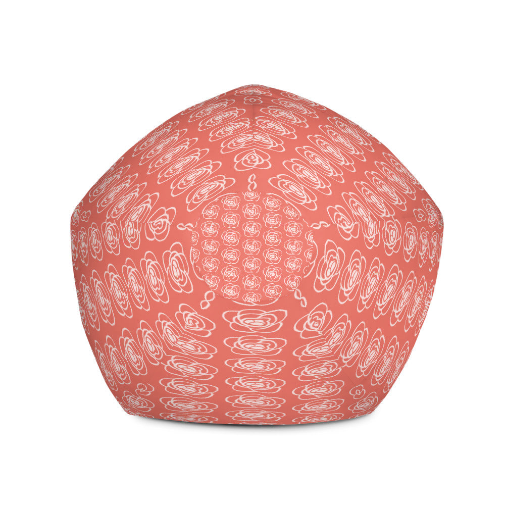 Red Roses - Sustainably Made Bean Bag Chair Cover