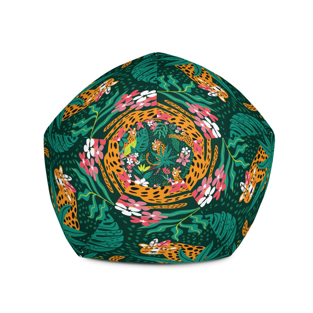 Jungle Party - Sustainably Made Bean Bag Chair Cover