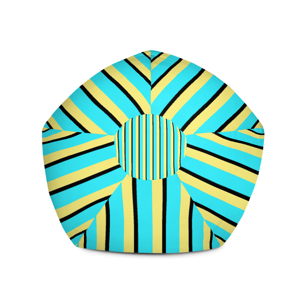 Vintage Stripes - Inspired By Harry Styles - Sustainably Made Bean Bag Chair Cover