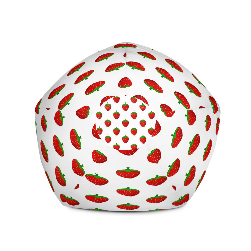 Strawberry Party - Inspired By Harry Styles - Sustainably Made Bean Bag Chair Cover