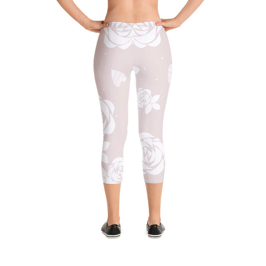 Baby Pink Floral - Sustainably Made Leggings