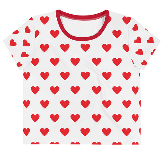 Heart Tile - Inspired By Harry Styles - Sustainably Made Crop Tee