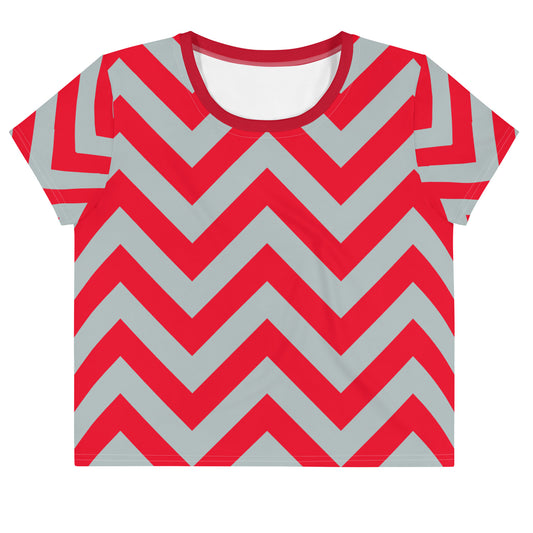 Zigzag - Inspired By Harry Styles - Sustainably Made Crop Tee