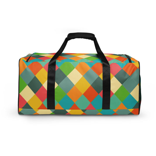 Vintage Diamond - Sustainably Made Duffle Bag