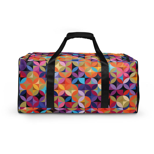 Multicolor illusions - Sustainably Made Duffle Bag