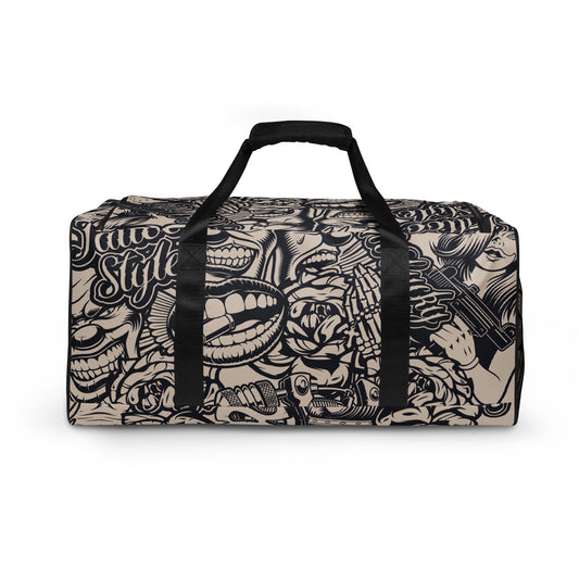 Tattoo Style - Sustainably Made Duffle Bag