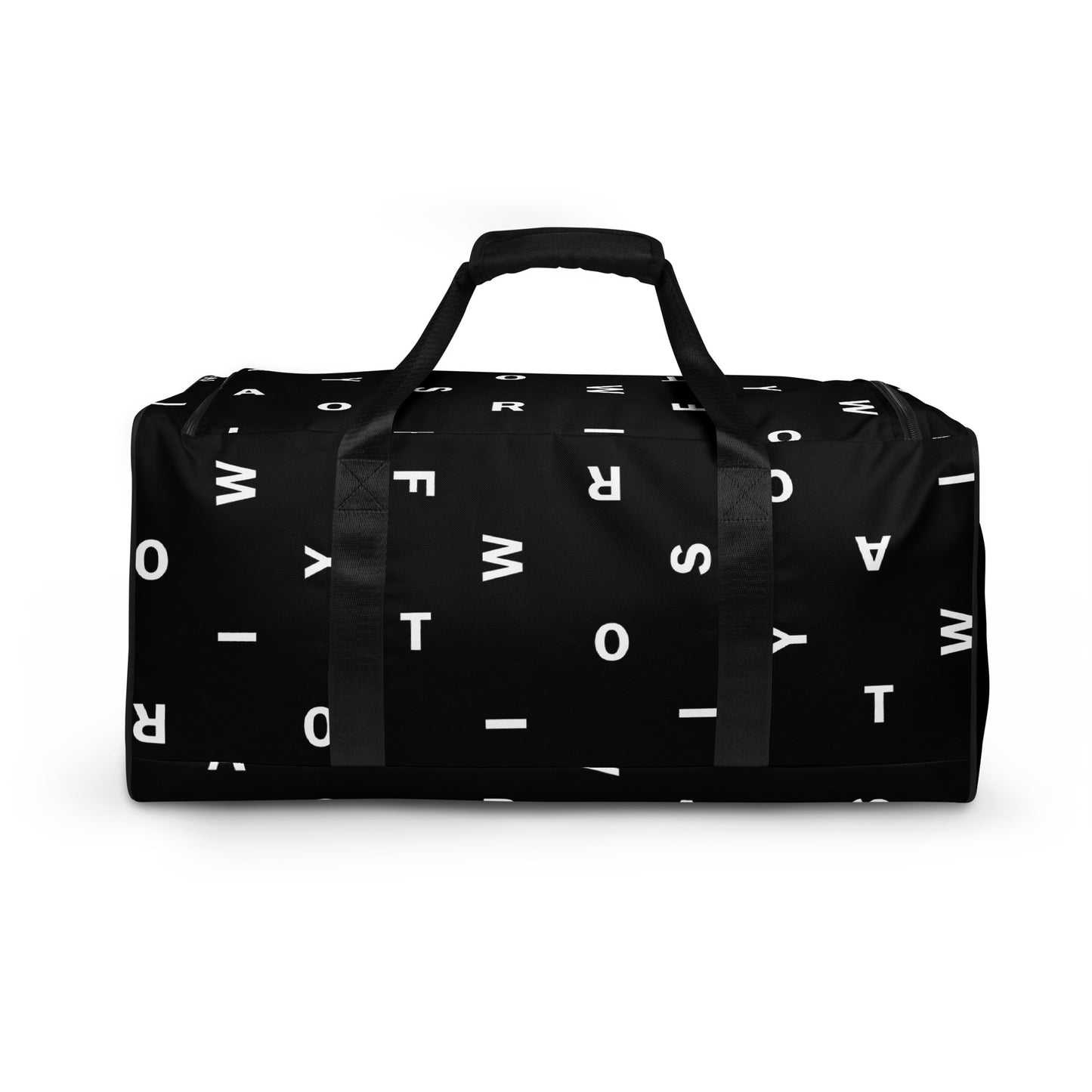 Letter Black - Inspired By Taylor Swift - Sustainably Made Duffle bag
