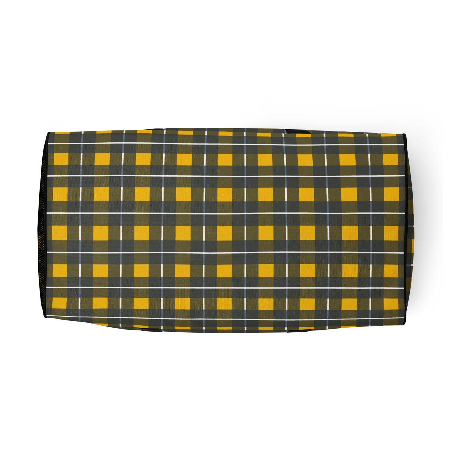 Yellow Tartan - Inspired By Harry Styles - Sustainably Made Duffle bag
