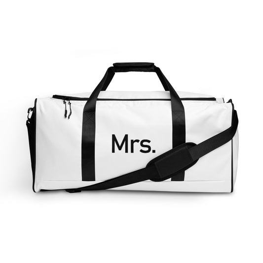 Mrs. - Sustainably Made Duffle Bag