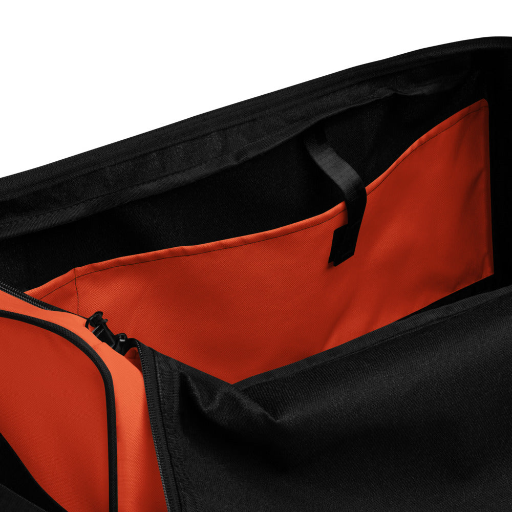 Vibrant Orange - Sustainably Made Duffle Bag