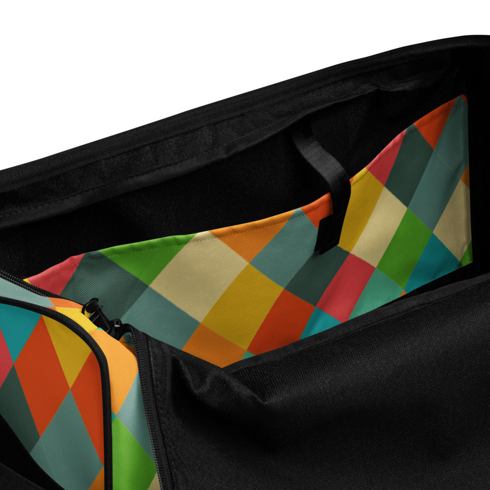 Vintage Diamond - Sustainably Made Duffle Bag