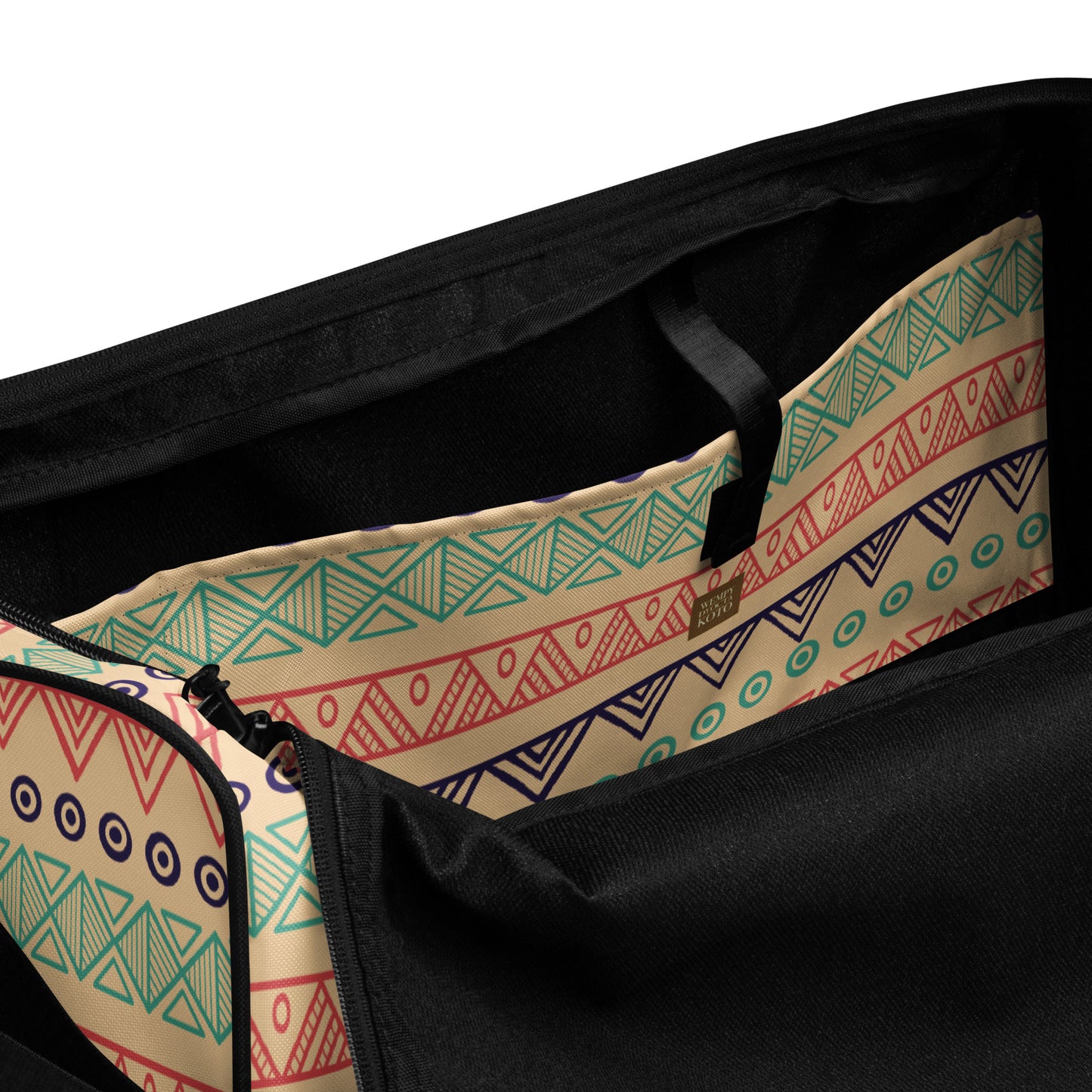 Hand Drawn Pattern - Sustainably Made Duffle Bag