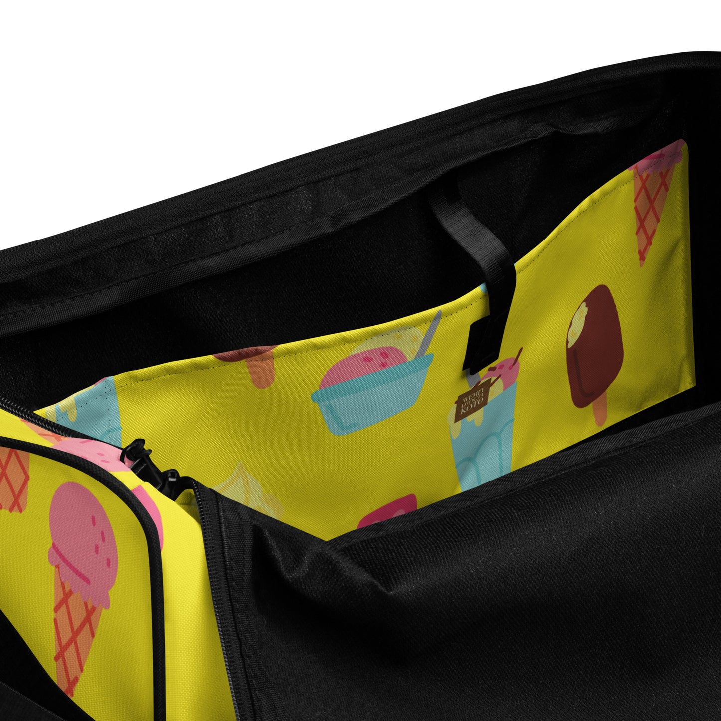 Summertime Ice Cream - Sustainably Made Duffle Bag