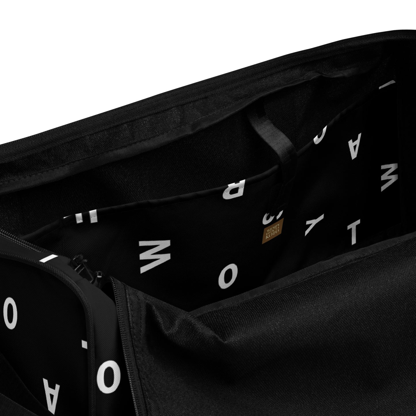 Letter Black - Inspired By Taylor Swift - Sustainably Made Duffle bag