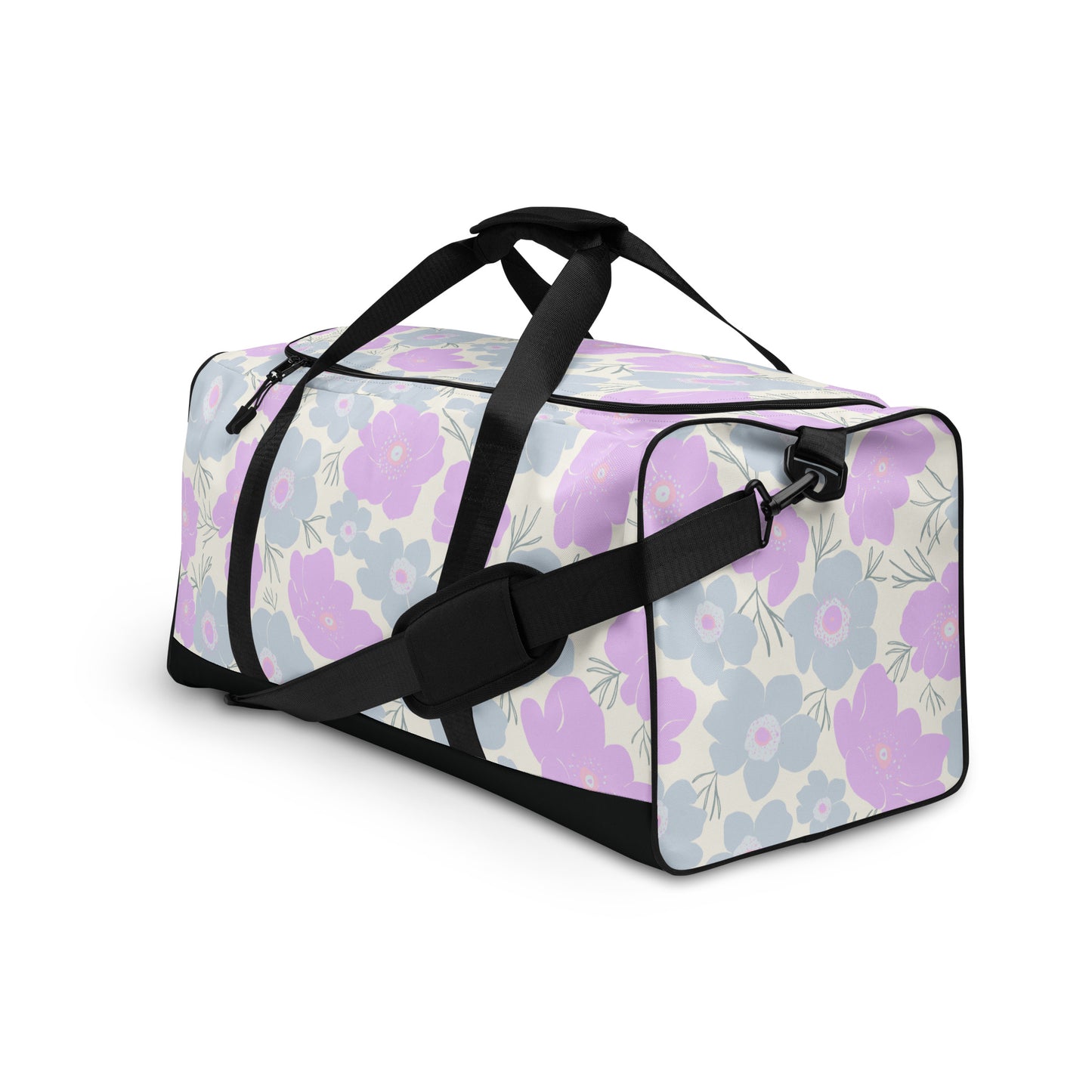 Pastel Floral - Sustainably Made Duffle Bag