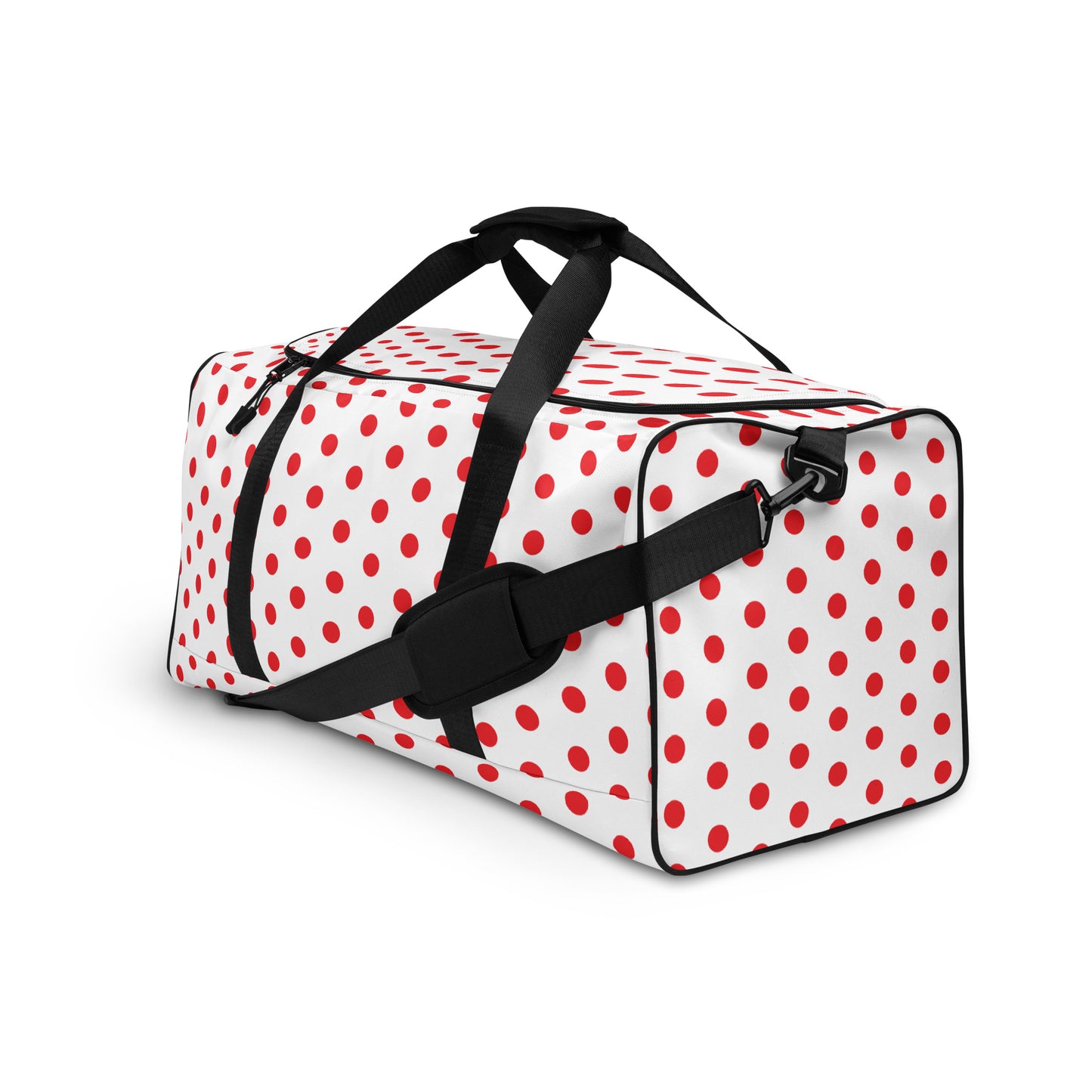 Red Polkadot - Inspired By Harry Styles - Sustainably Made Duffle bag