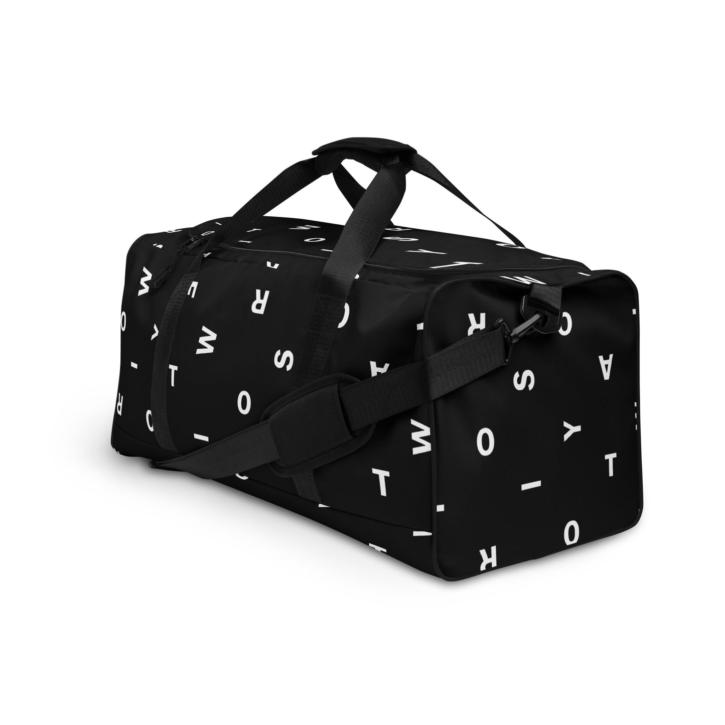 Letter Black - Inspired By Taylor Swift - Sustainably Made Duffle bag