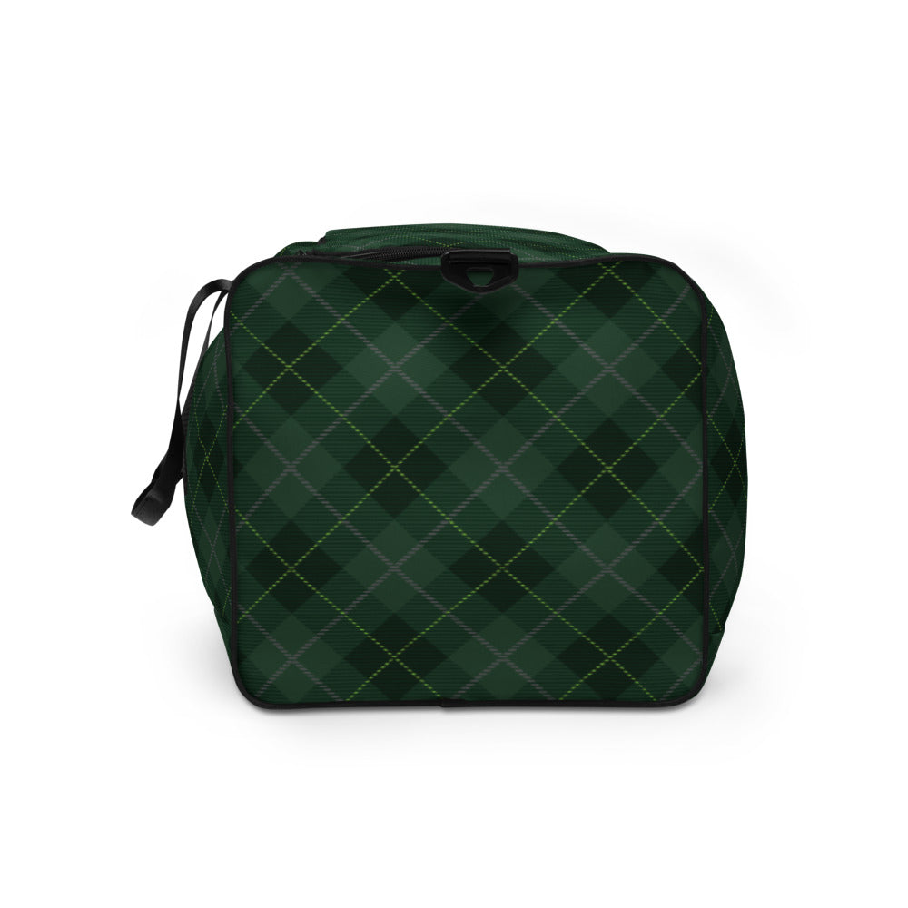 Deep Forest Tartan - Sustainably Made Duffle Bag
