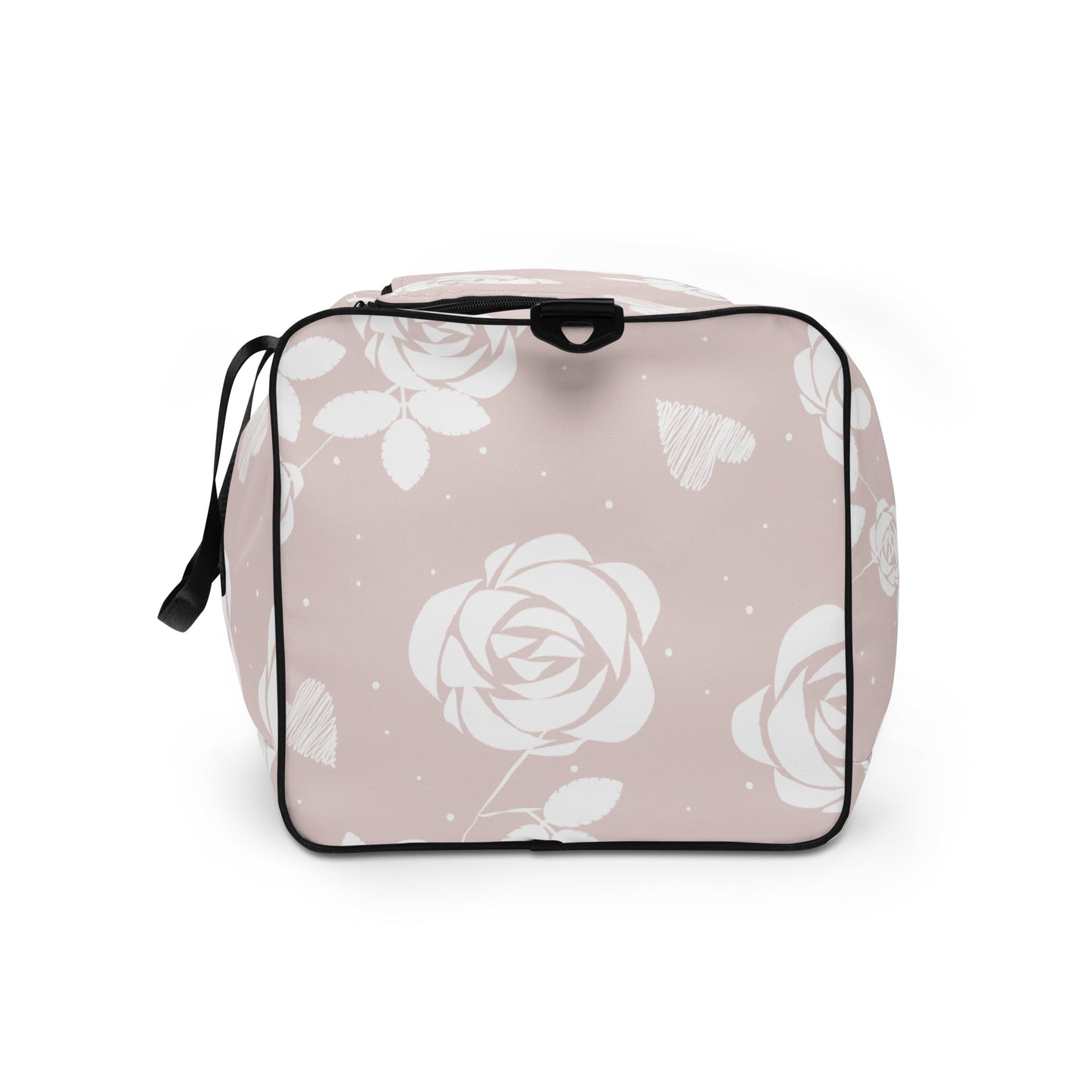 Baby Pink Floral - Sustainably Made Duffle Bag