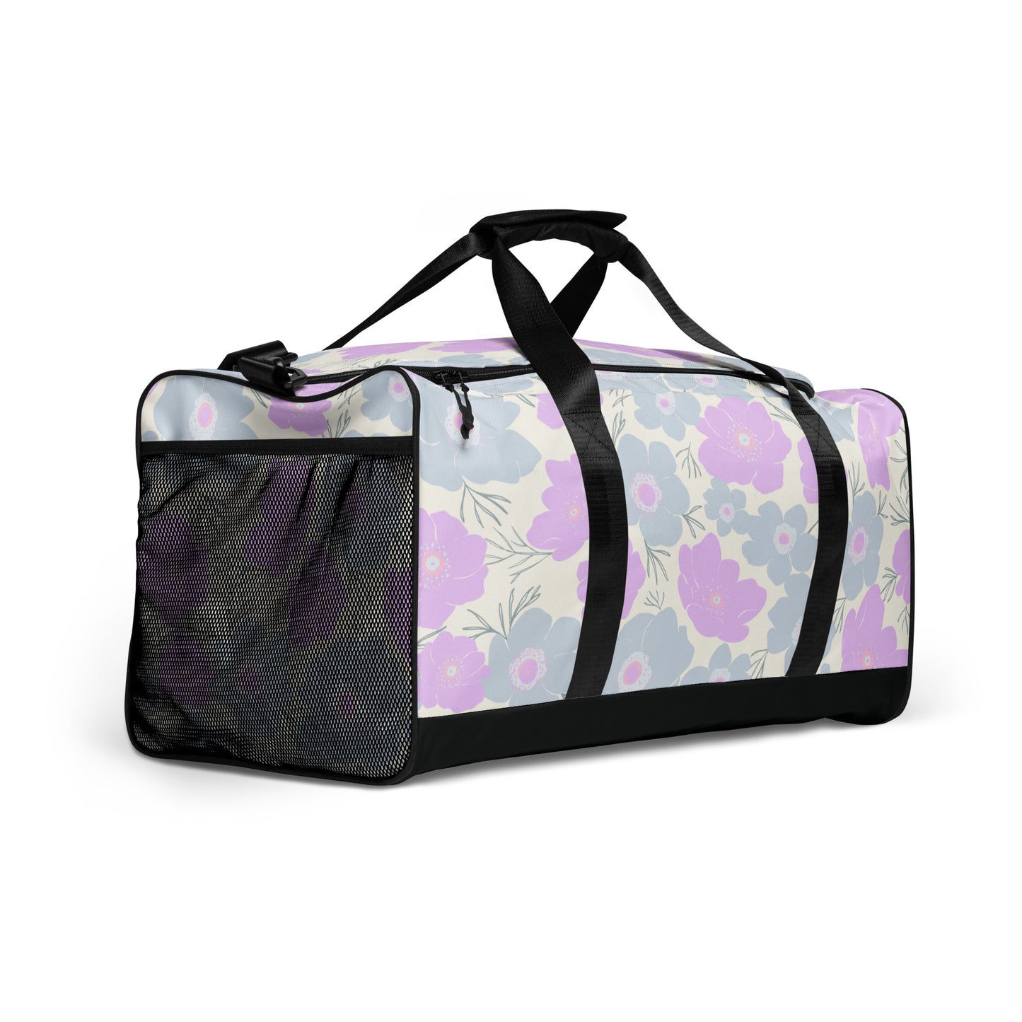 Pastel Floral - Sustainably Made Duffle Bag