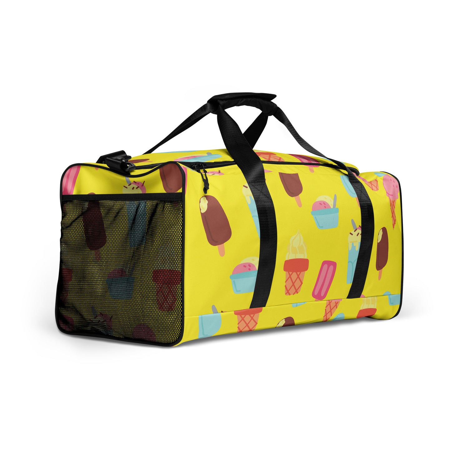 Summertime Ice Cream - Sustainably Made Duffle Bag