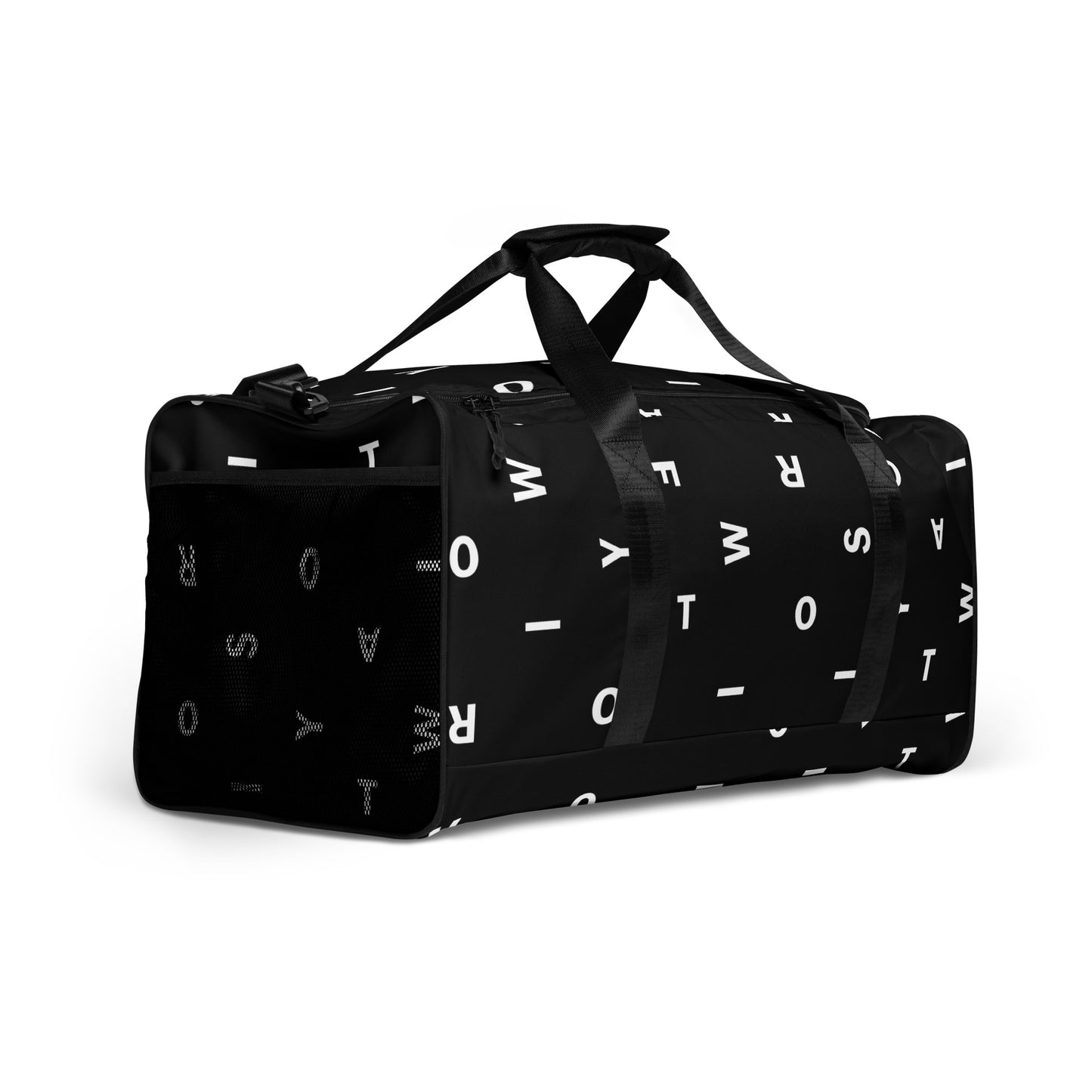 Letter Black - Inspired By Taylor Swift - Sustainably Made Duffle bag