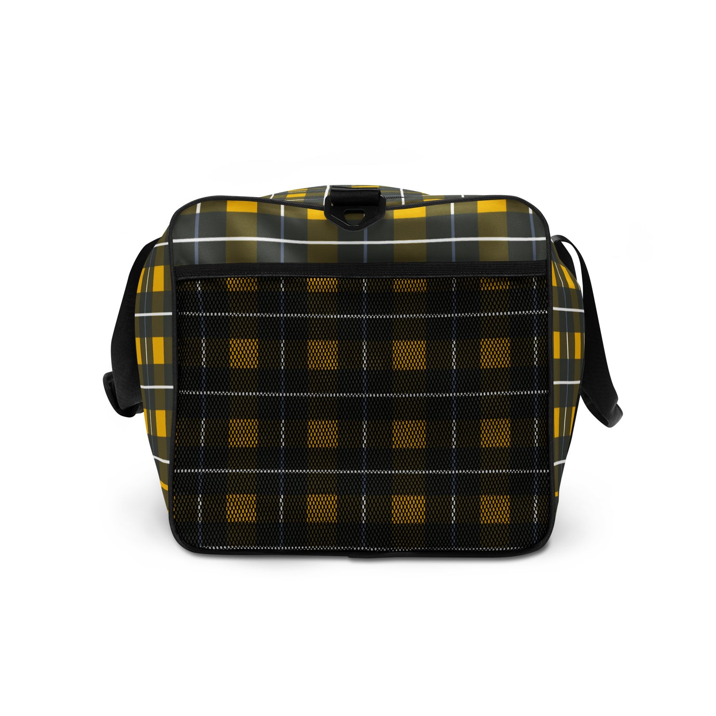 Yellow Tartan - Inspired By Harry Styles - Sustainably Made Duffle bag