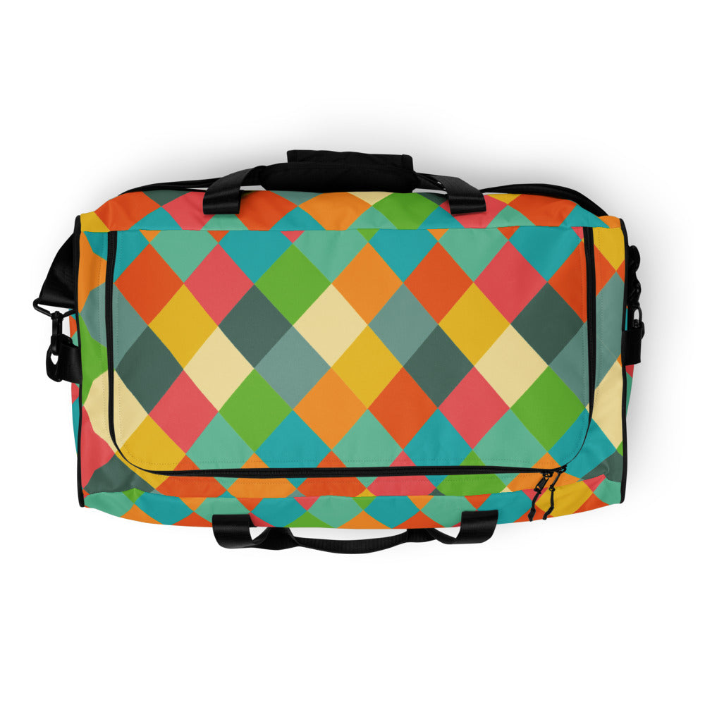 Vintage Diamond - Sustainably Made Duffle Bag