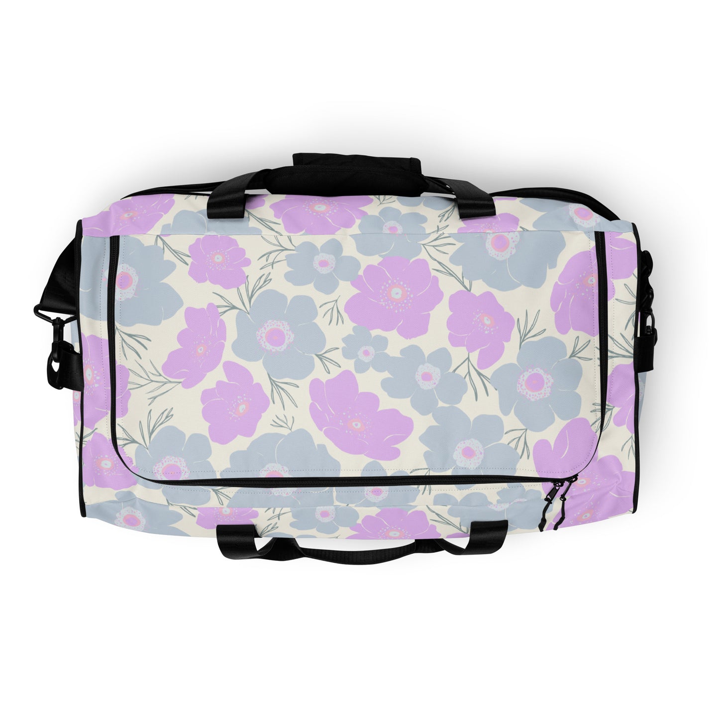 Pastel Floral - Sustainably Made Duffle Bag