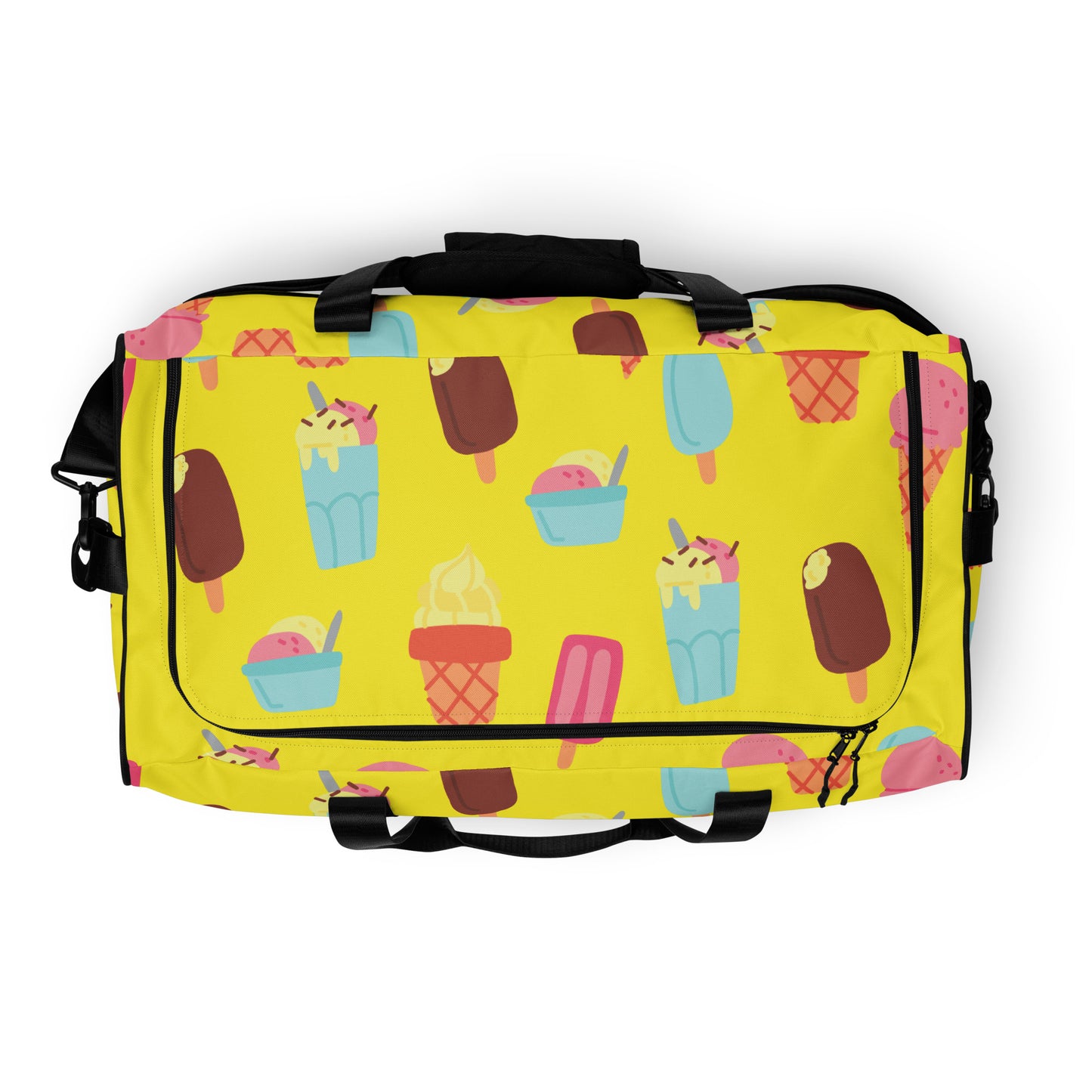 Summertime Ice Cream - Sustainably Made Duffle Bag