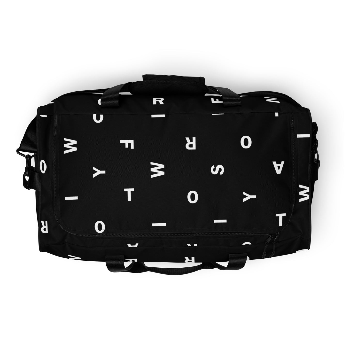 Letter Black - Inspired By Taylor Swift - Sustainably Made Duffle bag