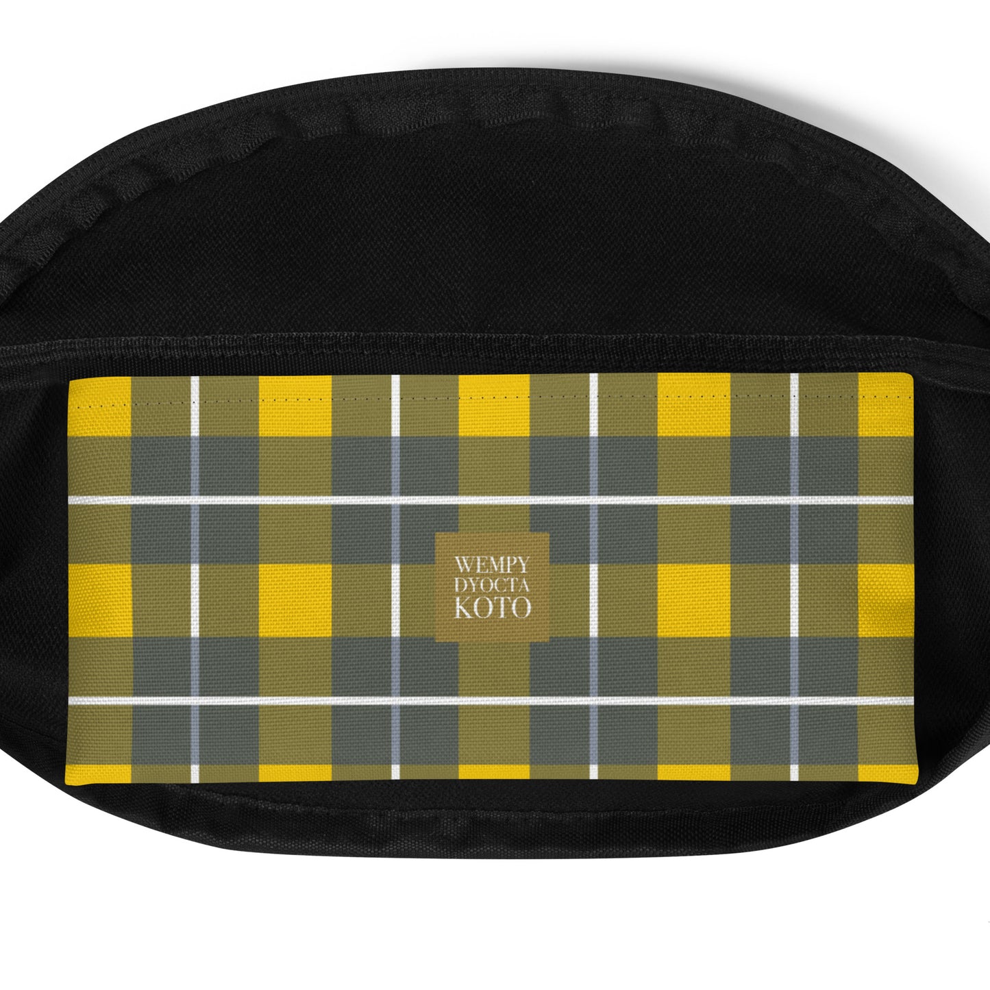 Yellow Tartan - Inspired By Harry Styles - Sustainably Made Fanny Pack