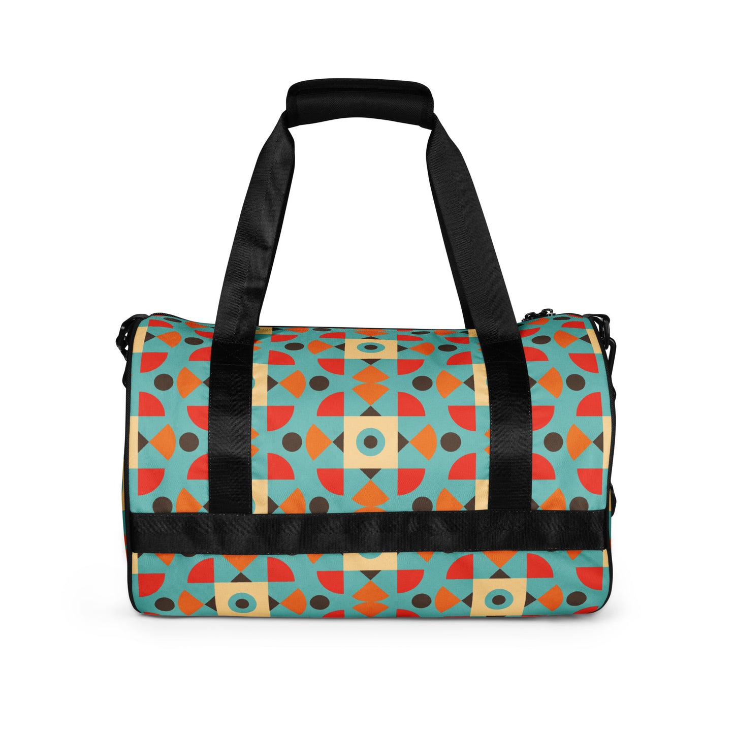 Retro Color Pattern - Sustainably Made Gym Bag