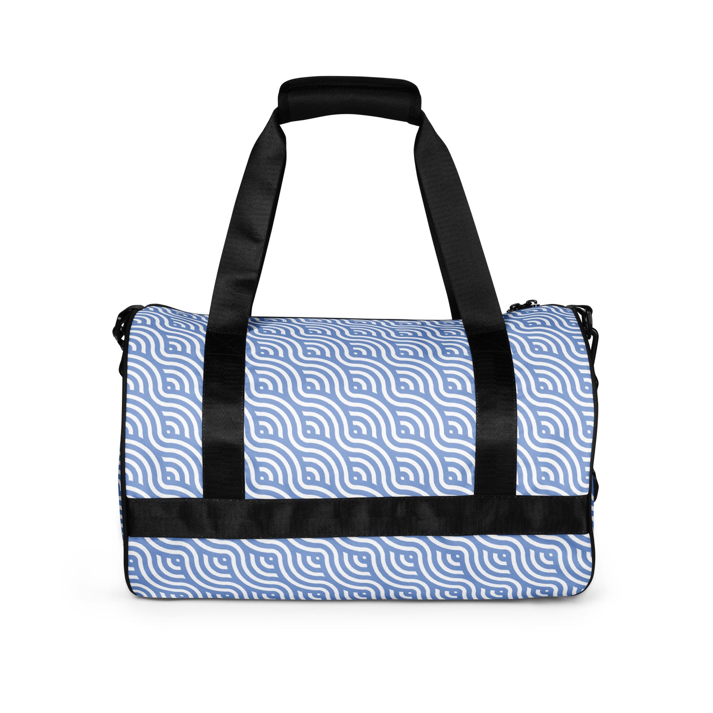 Blue Wave Pattern - Sustainably Made Gym Bag