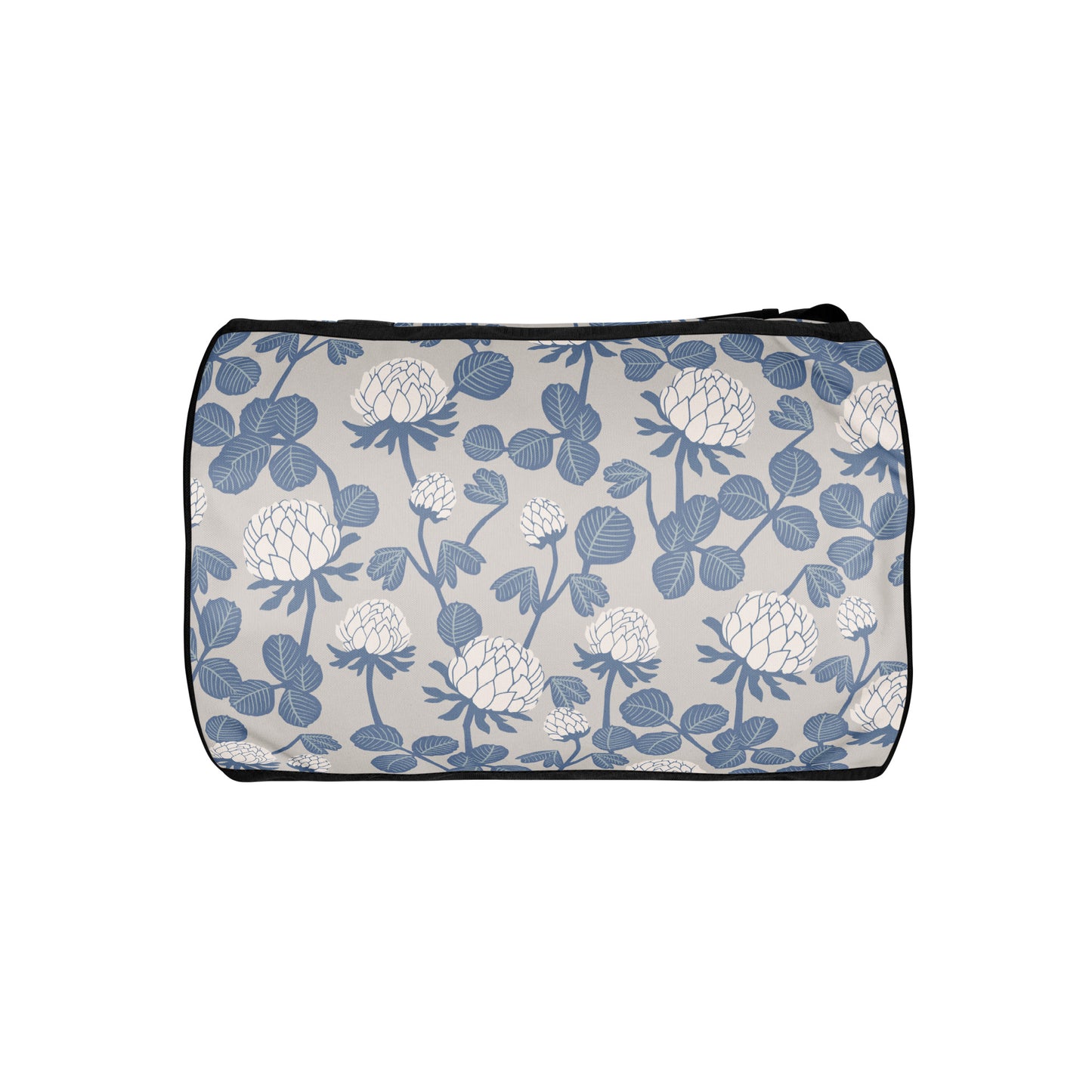 Grey Floral - Sustainably Made Gym Bag
