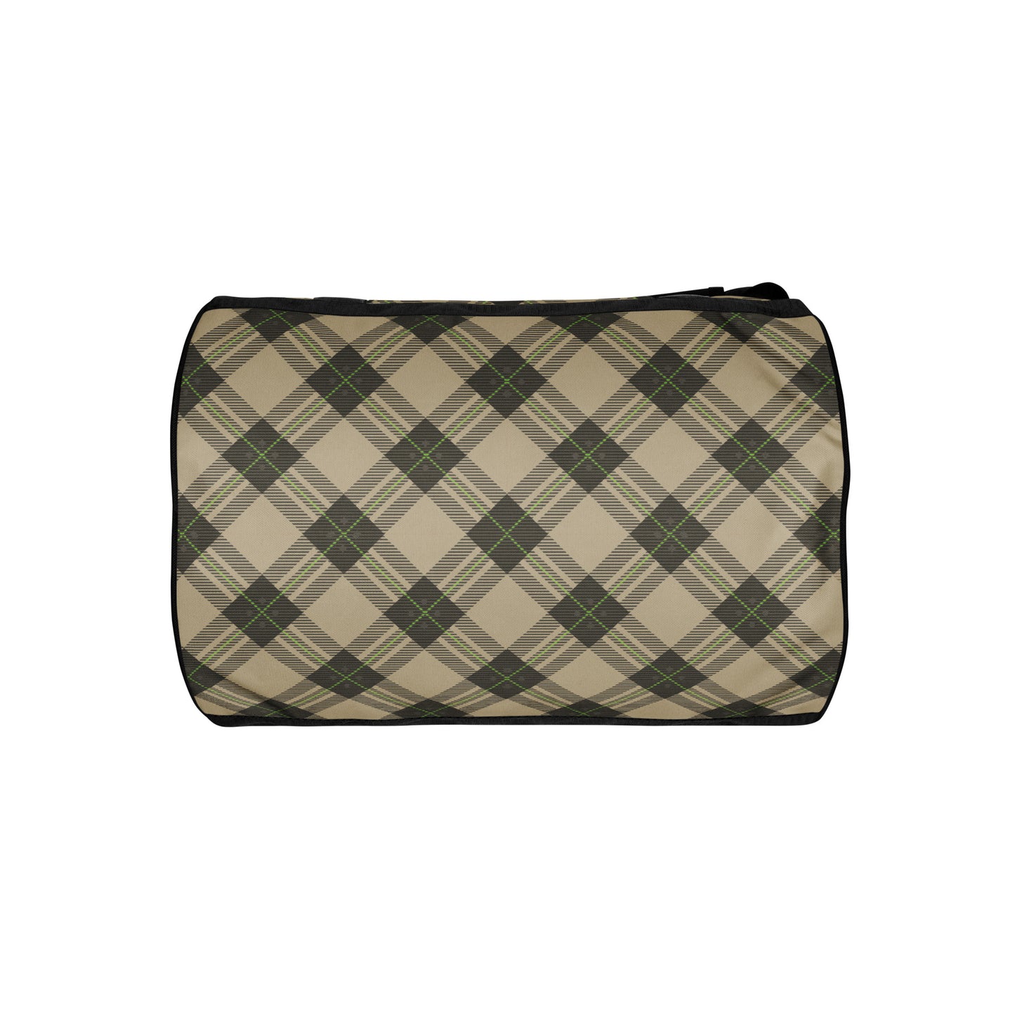 Brown Tartan - Sustainably Made Gym Bag