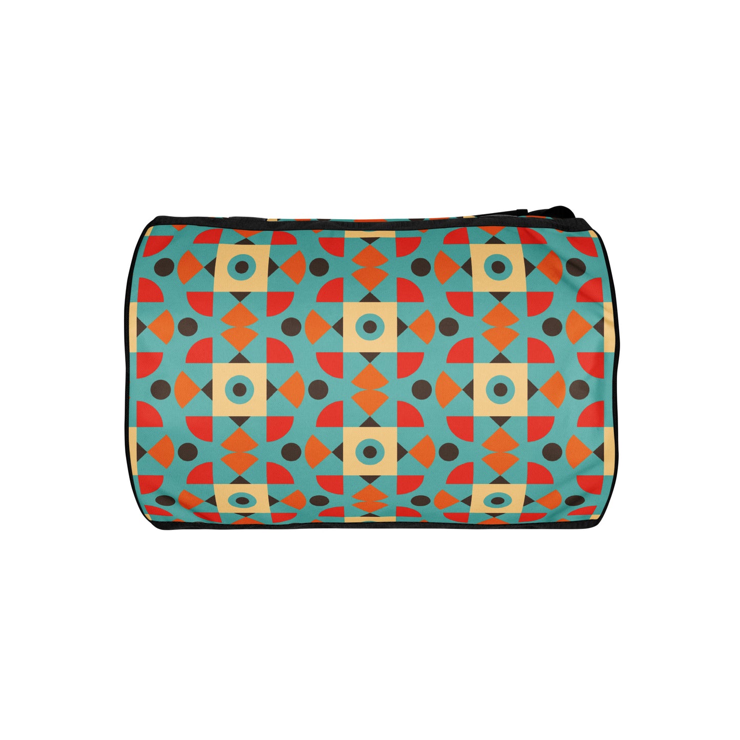 Retro Color Pattern - Sustainably Made Gym Bag