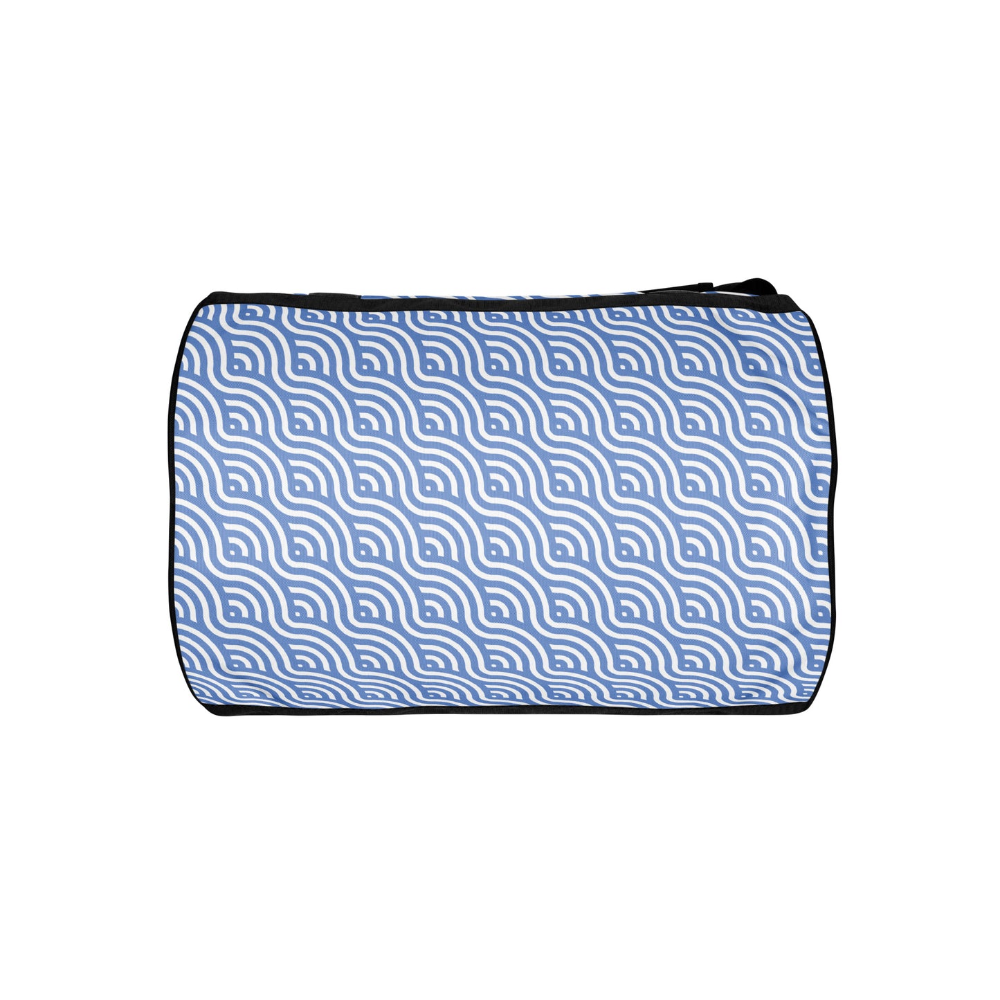 Blue Wave Pattern - Sustainably Made Gym Bag